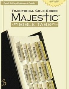 1934770876 Majestic Bible Tabs Mini Traditional