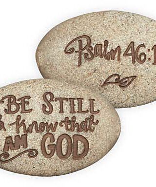 798890171237 Psalm 46:10 Psalm Stone