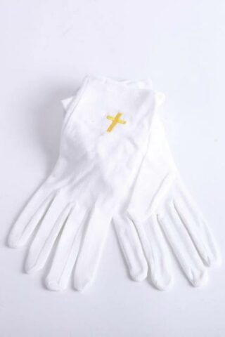 788200504589 Worship Gloves With Gold Cross