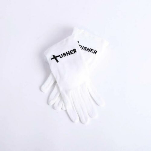 788200504251 Usher Gloves With Black Cross