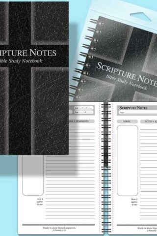 0634989819010 Scripture Notes Bible Study Notebook