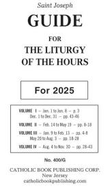 9781958237489 Saint Joseph Guide For The Liturgy Of The Hours For 2025