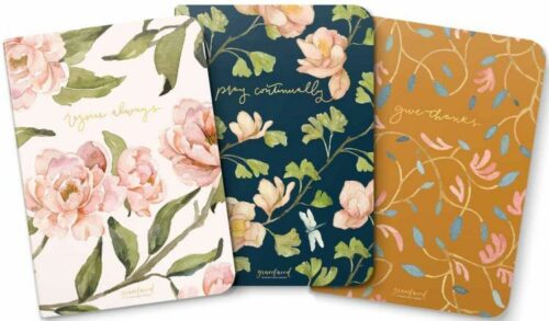 9780736982597 GraceLaced Lined Notebooks Set Of 3 Rejoice Pray Give