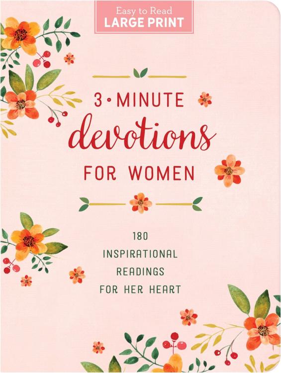 9798891511156 3 Minute Devotions For Women Large Print (Large Type)